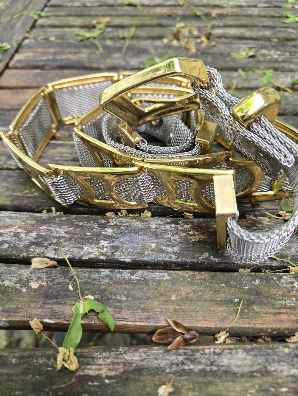 Vintage Mesh Metal Belt - Picture 7 of 9